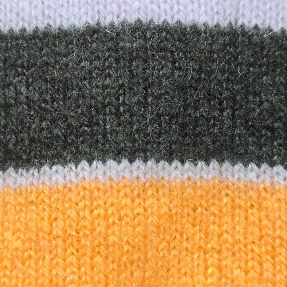 Colorful striped cashmere scarf Hilfiger